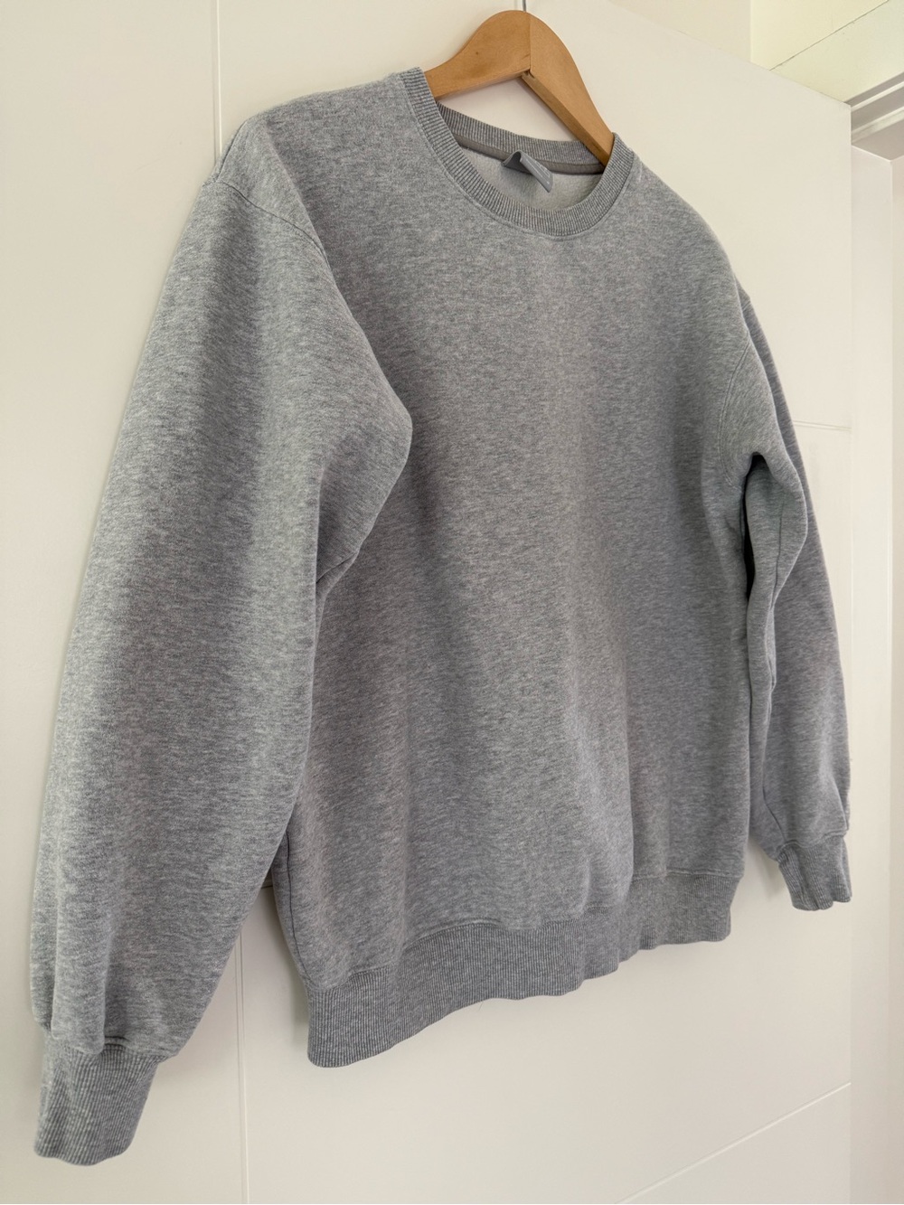TNA Cozy AF Gray Crewneck Sweatshirt, size medium. - Picture 2 of 7